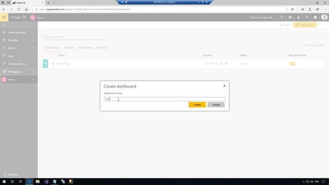 Real time streaming in Power BI смотреть онлайн