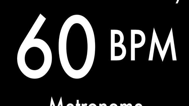 60 BPM METRONOME - 1 Hour смотреть онлайн