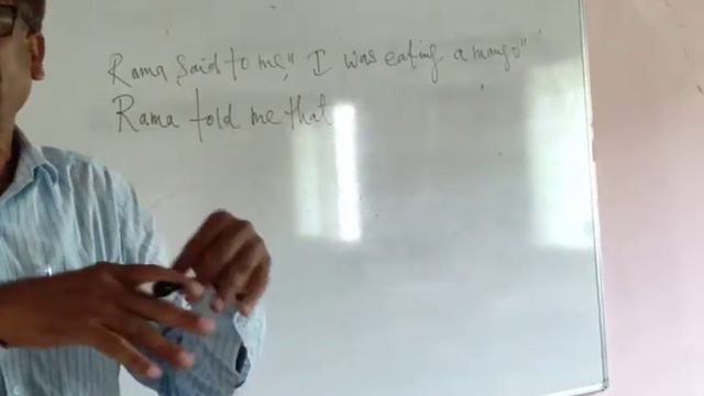 Direct-Indirect Speech Lecture for Degree S.Y. by Prof A C Thorat, People's College, Nanded смотреть онлайн