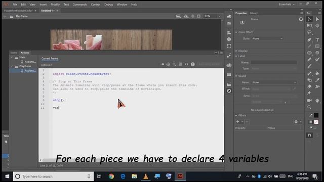 How To Make a Game In Adobe Animate Part 1 | Beginners Tutorial смотреть онлайн