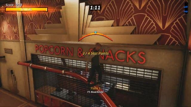 How to "Collect 5 Popcorn Buckets" in Downtown - Tony Hawk Pro Skater 1 + 2 Challenge Guide смотреть онлайн