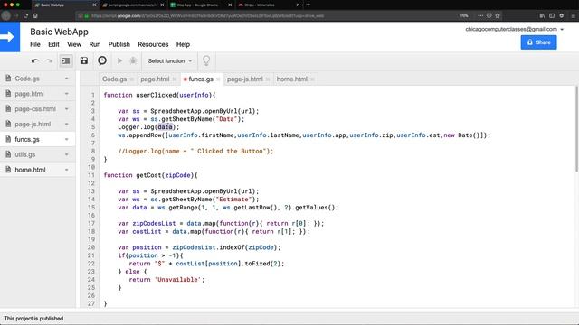 Materialize CSS Chips - Google Apps Script Web App Tutorial - Part 12 смотреть онлайн