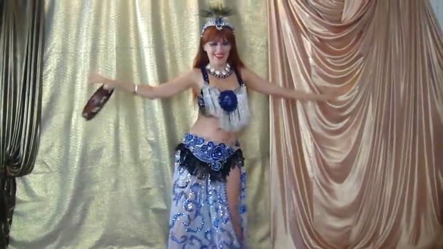 Bellydance with tambourine. Ameynra Dance style fashion. Sequined skirt, tambourine. Sofia Goldberg смотреть онлайн