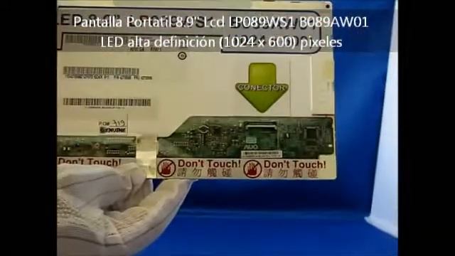 Pantalla Portatil 8.9" Lcd LP089WS1 B089AW01 LED alta definición (1024 x 600) pixeles смотреть онлайн