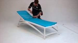 Видео-инструкция о замене текстилена в лежаках NARDI