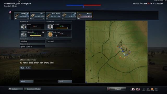 War Thunder:Playing the tank assault game mode смотреть онлайн