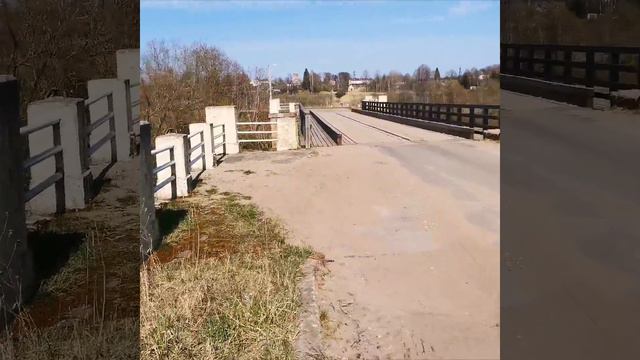 Мост через реку Мшага в селе Медведь смотреть онлайн