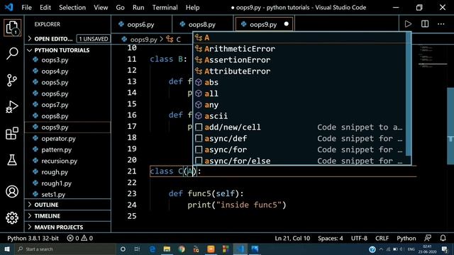 Multiple Inheritance in Python #52 || Python Tutorials for Absolute Beginners || Jeevan Upreti || смотреть онлайн