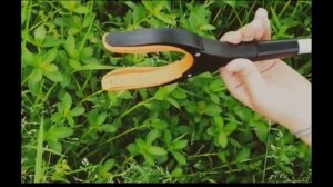 Складной захват для уборки мусора с поворотными щипцами