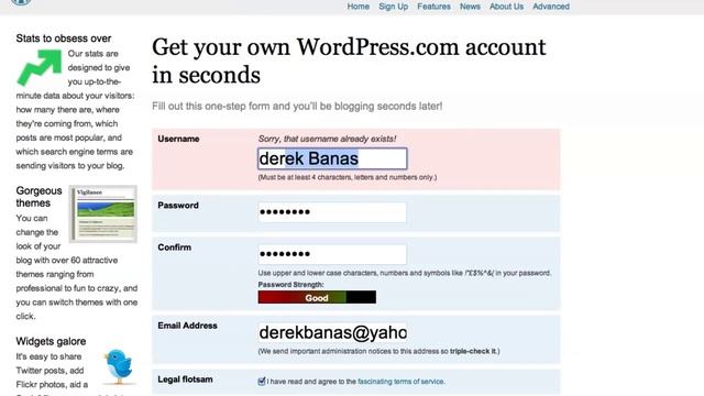Creating a Wordpress Website Account смотреть онлайн