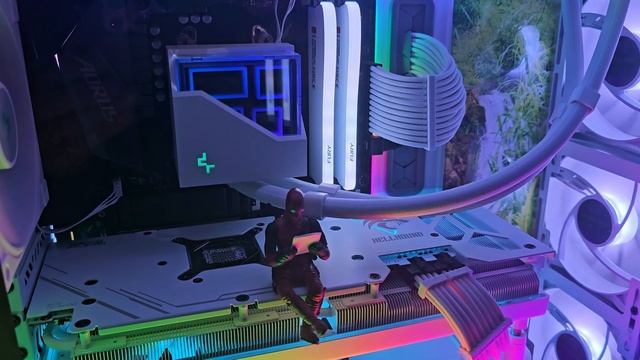 PowerColor RX 7800XT Hellhound Spectral White In Meinem Setup (kleines Update)