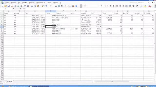 Export Data Form AMR Printer Manager To Excel