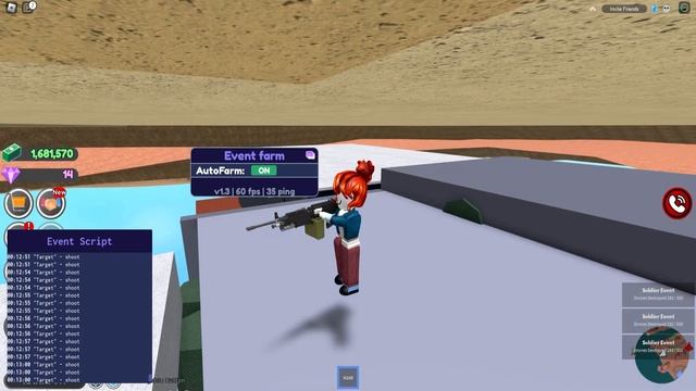 Military Tycoon script – (SOLDIER Event autofarm) смотреть онлайн
