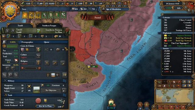 Lets Play Europa Universalis IV - Llama conquest part035 смотреть онлайн