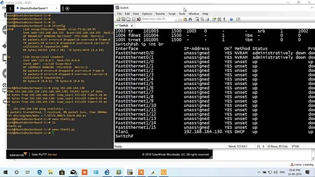 #Python#CiscoSwitch#Script How to Configure Vlans on Cisco Switch Using Python Script (Part-3) смотреть онлайн
