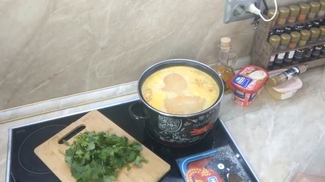 Рыбный суп со сливочным мягким сыром и зеленью)) Варим рыбный суп)) смотреть онлайн