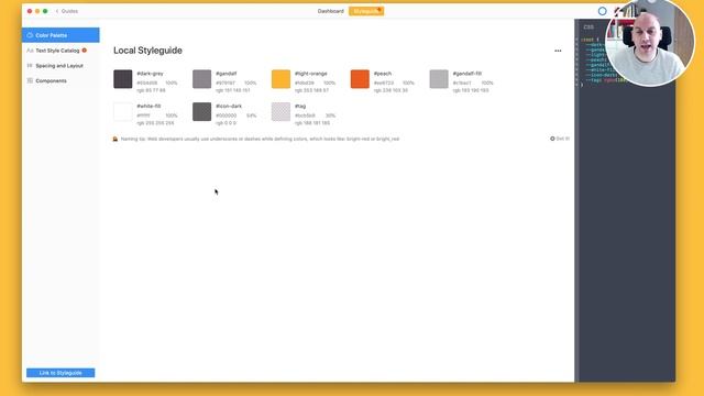 Local Styleguide; Colors, Text Styles, Spacing смотреть онлайн