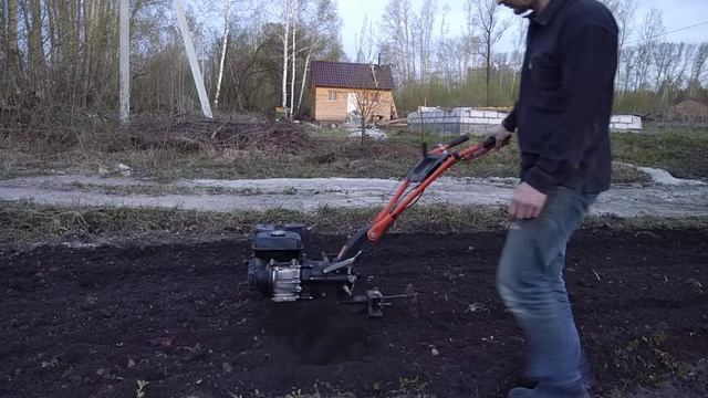 Фрезеровка в один проход на глубину 26-28 сантиметров. смотреть онлайн