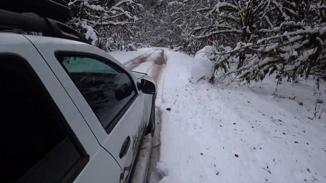 Renault Duster на Гегский водопад зимой в Абхазии Рено Дастер с блокировкой ИЖ-ТЕХНО смотреть онлайн