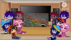 Boboiboy Galaxy and Boboiboy TOS || Gacha React to || I made 10k Villagers Worship me by grox