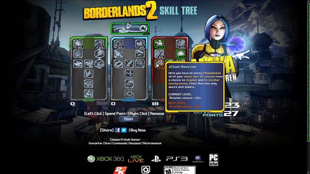 Borderlands 2 Interaktives Skill Tree Tutorial - MAYA - CATACLYSM смотреть онлайн
