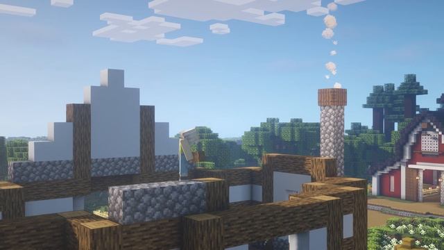 Minecraft : Farm House Tutorial!