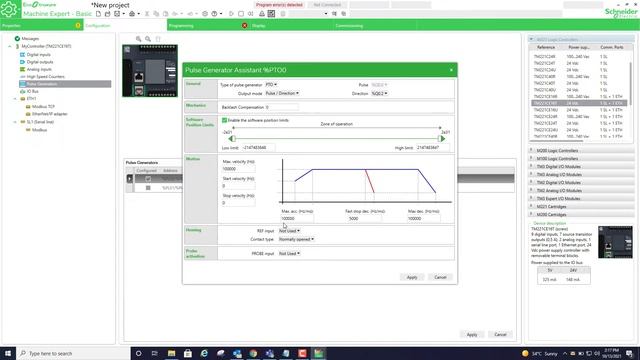 How To Do The PTO Configuration In M221 PLC | Schneider Electric Support