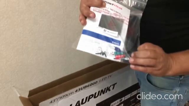 Распаковка — Телевизор Blaupunkt 43UB6000 смотреть онлайн