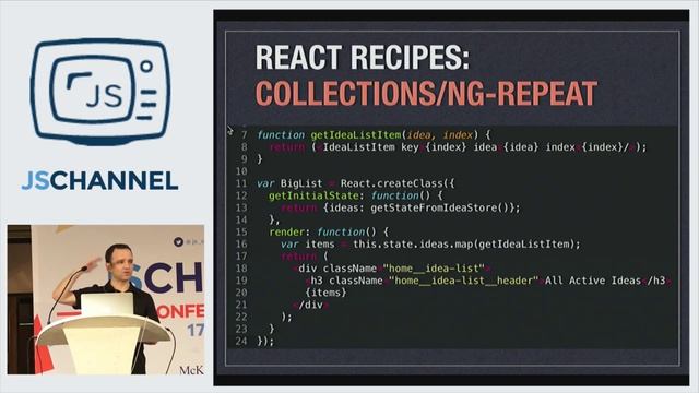 JSChannel 2015 - React & Flux смотреть онлайн