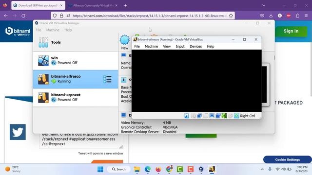Install Bitnami-Alfresco & ERP Next Install - Retrieve IP and Login Credentials смотреть онлайн