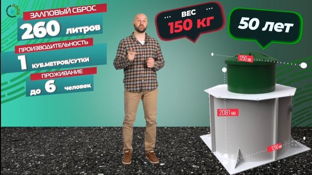 СЕПТИК Коловеси на 5 человек для загородного дома, дачи. под ключ за 1 день #септик #строительство