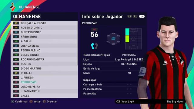 Olhanense (CP) - PES 2021 Liga Portugal 2 Option File Preview смотреть онлайн