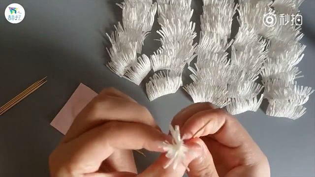 Одуванчики из гофрированной бумаги Мастер класс смотреть онлайн