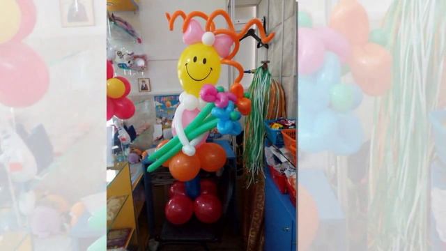 Фигуры из воздушных шаров Figures from balloons смотреть онлайн