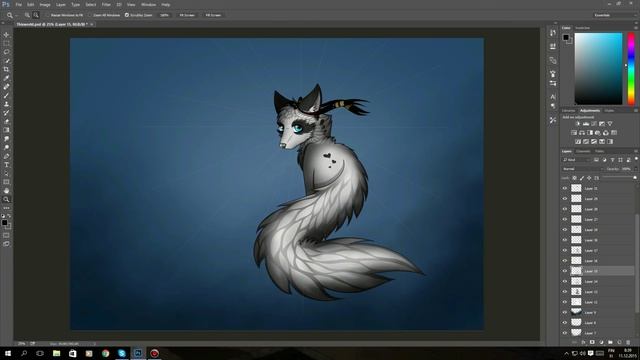 [SPEEDPAINT in Adobe Photoshop CC] Sweet dreams, my love смотреть онлайн