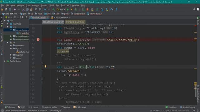 Curso de Android and Kotlin desde cero Bucle ciclo forEach смотреть онлайн