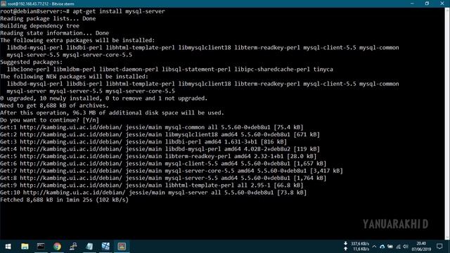 How To Install & Configure Mysql Server in Debian 8 Jessie смотреть онлайн