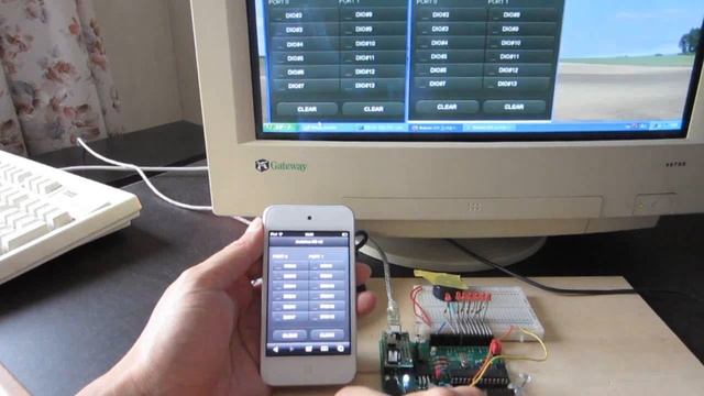 スマートフォン(iPod touch) で Arduino をコントロール、WebSocket 利用版 смотреть онлайн