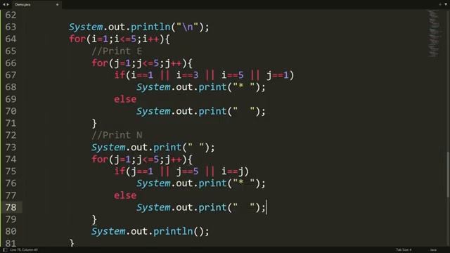 Java - Print Happy Engineer Day in using Nested Loops - Practical Demo смотреть онлайн