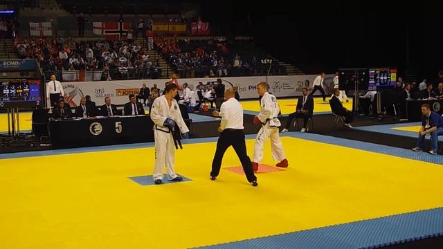 Andrei Kress (RUS) v Nikita Mikhailov (RUS) - Male -85kg Sparring Final смотреть онлайн