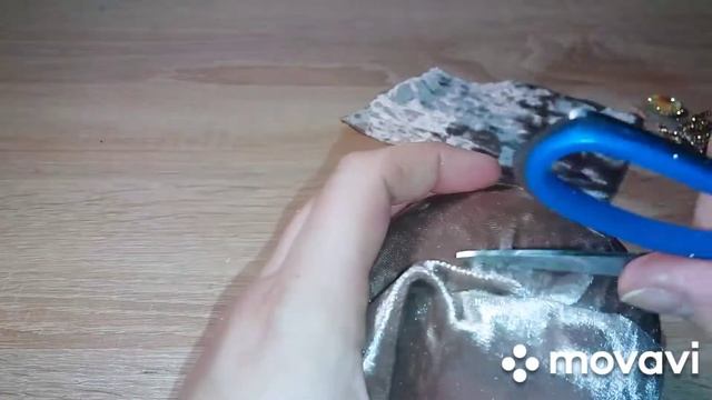 МК Елочная игрушка из БАРХАТА ?/Handmade/Christmas ? смотреть онлайн