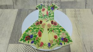 Платье из салфеток своими руками