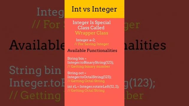 What is the difference between int and Integer in java? What is the wrapper class? смотреть онлайн