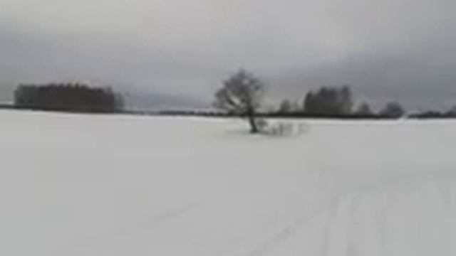 Покатушки на снегоходе и снегокате по лесу. Следы лося, лисицы следы. смотреть онлайн