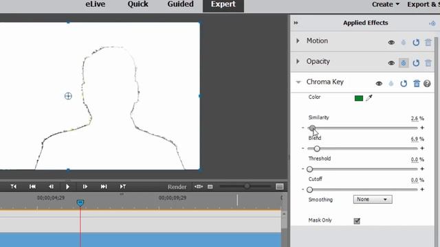 Chroma Key and Videomerge in Premiere Elements 15 смотреть онлайн