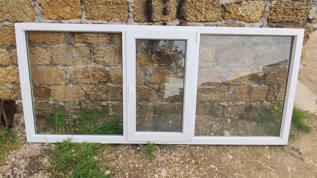 Большое Пластиковое окна 2440*1060 в одно стекло смотреть онлайн