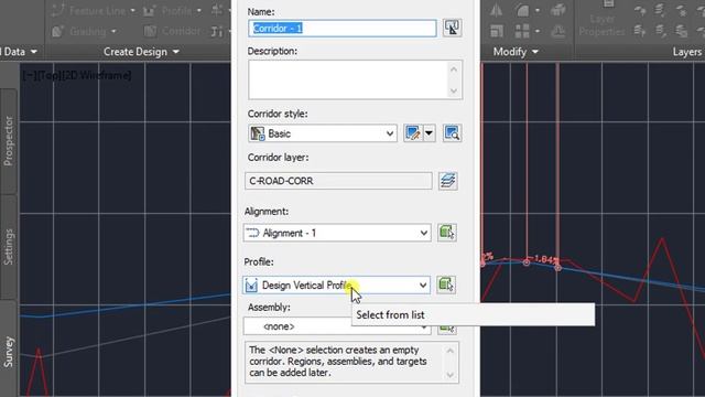 3D Road Design Assemble Corridor in Auto CAD Civil 3D Part 7 смотреть онлайн