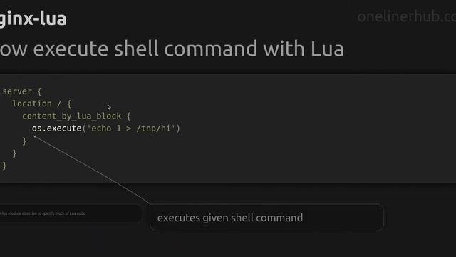 How execute shell command with Lua смотреть онлайн