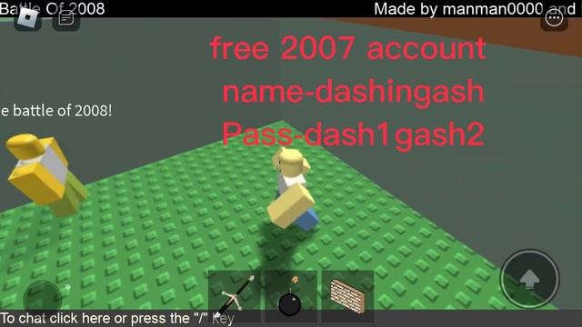 free old Roblox account 2007 with robux смотреть онлайн