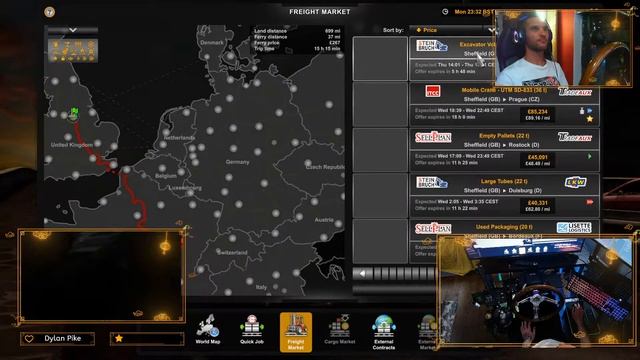 ETS 2 Day 110 = Eddie Stobart JOBS COME JOIN THE CHAT смотреть онлайн